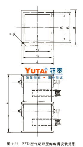 FFD氣動(dòng)翻板閥 FFD氣動(dòng)翻板閥