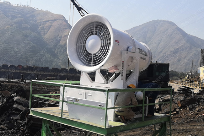YT-100GL型鋼廠高塔霧炮機